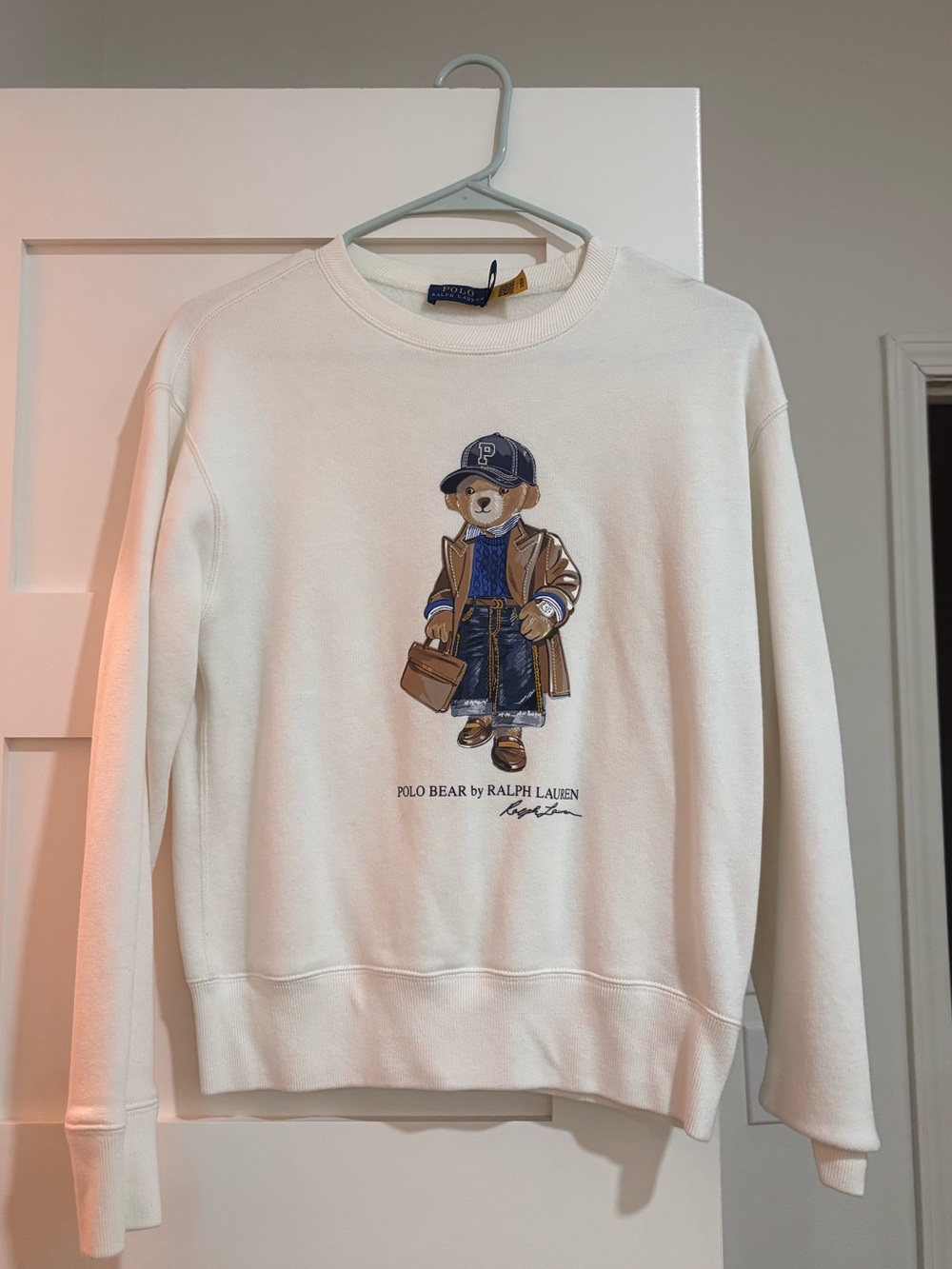 Women’s POLO Ralph Lauren Bear Sweatshirt Sz Small